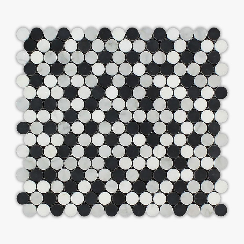 Carreau de marbre et plancher poli Carrara 12 po x 12 po Carrara, null
