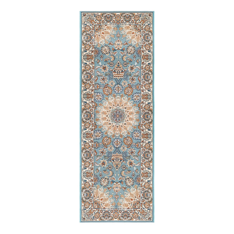Indoor/Outdoor Traditional Area Rug, Runner 2' x 6'1"