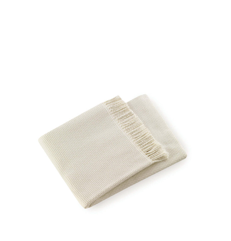 Jeté Slanted, Blanc crémeux