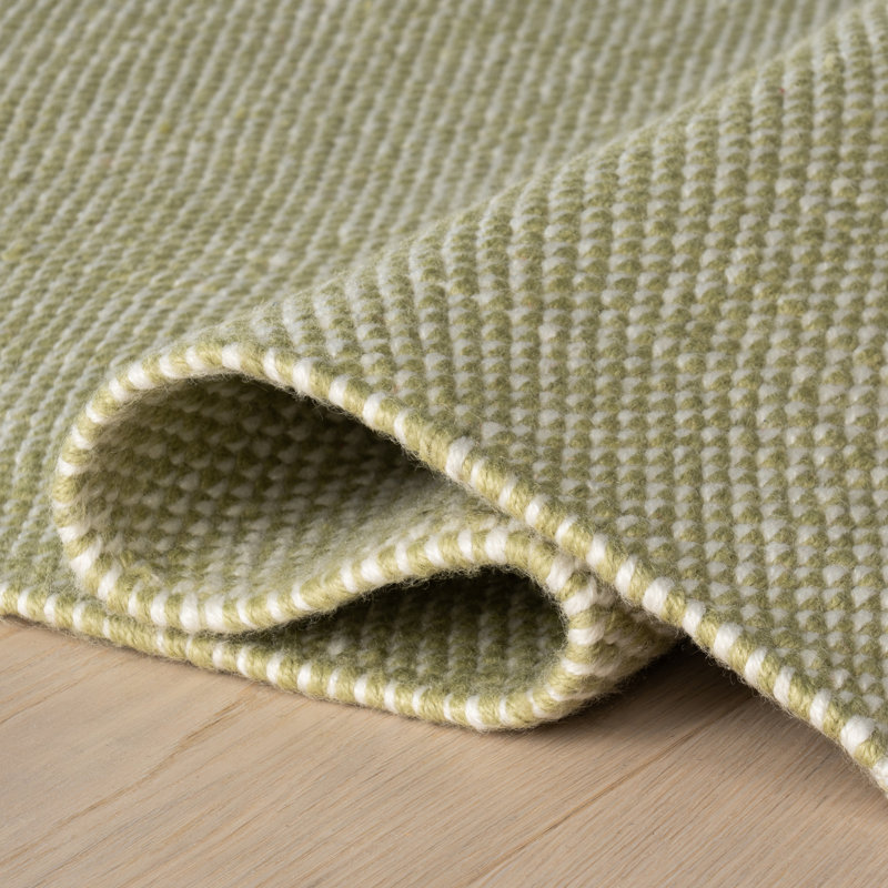 Pebble Handwoven Performance Rug, Green, Rectangle 8'6" x 11'6"