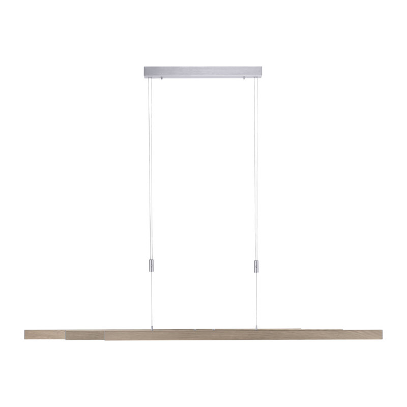 Hedgevale 3 - Light Wood LED Kitchen Island Pendant
