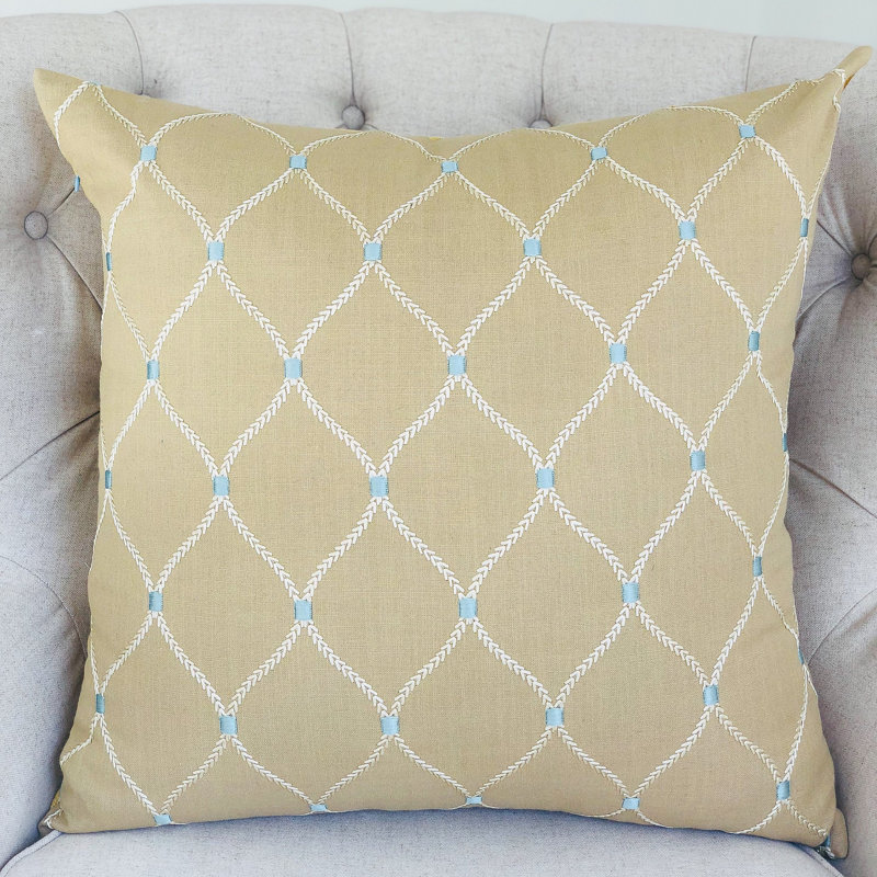 Dewdrop Handmade Throw Pillow, 12" x 20", Rectangular