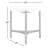 Peleg Concrete Top End Table
