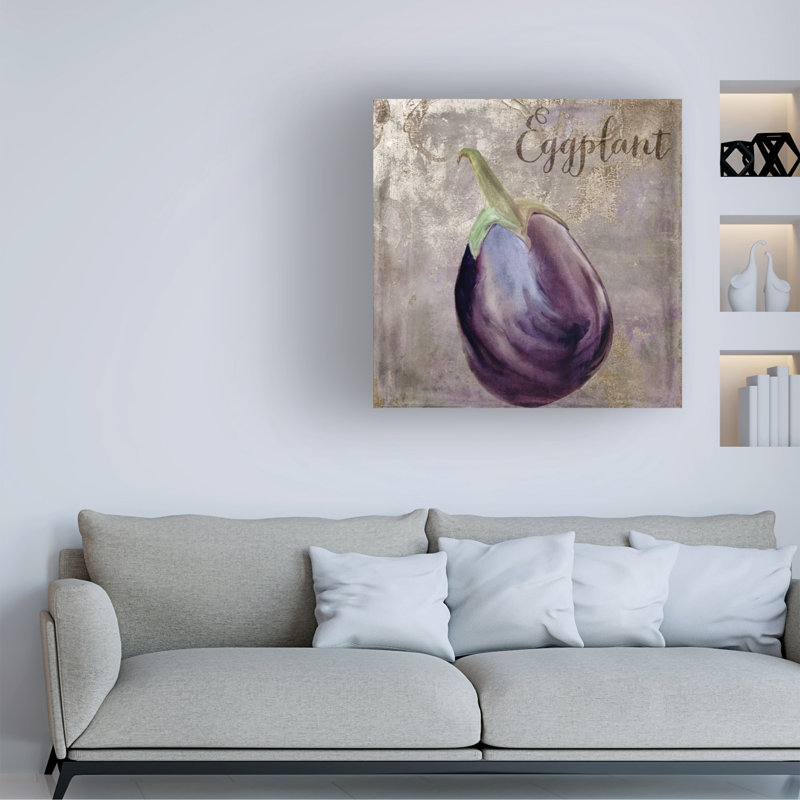Art sur toile aubergine bolognaise bolognaise, H 14 po x l 14 po
