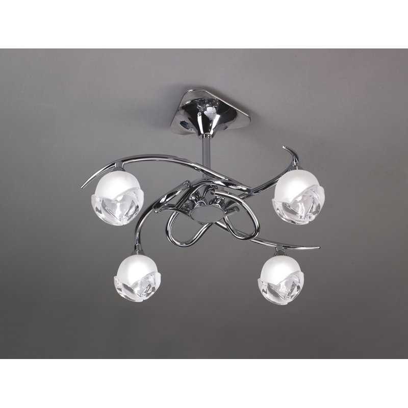 Plafonnier semi-encastré 4 lumières Barkett