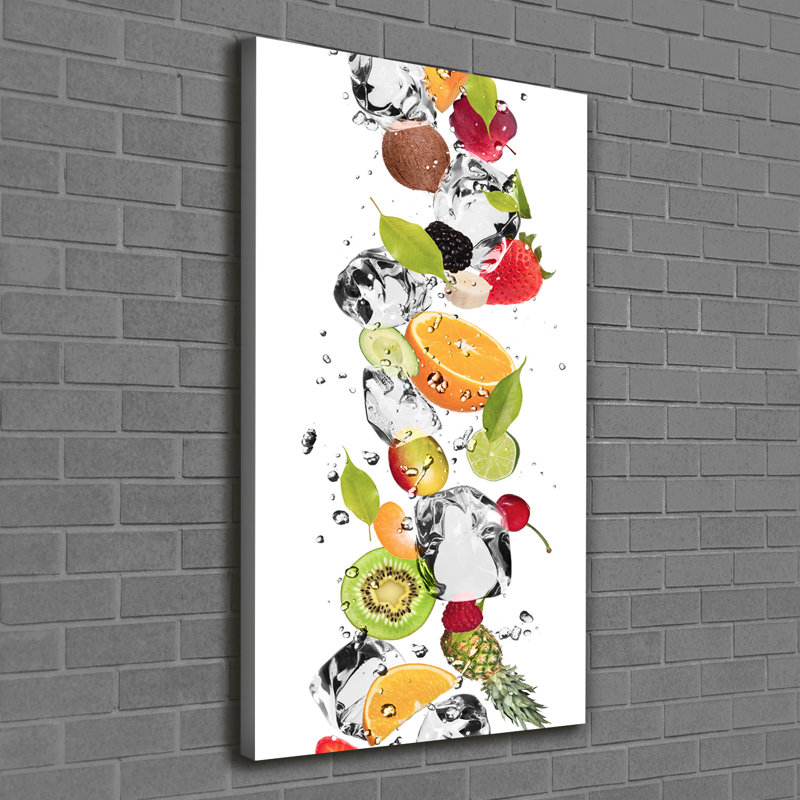 Fruit And Water - Wrapped Canvas Print