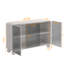 Armoire de rangement en verre 47,25 po du sol au plafond pour la cuisine, le salon et la salle de bain-1392001380
