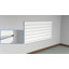 4 ft. H x 8 ft. W PVC SlatWall Panel Kit in White (7-Pack)-137030205