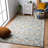 Muhtar Hand Tufted Wool/Cotton Floral Rug in Ivory/Gray-584192552