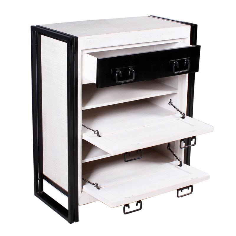 Veloz 12 Pair Shoe Storage Cabinet