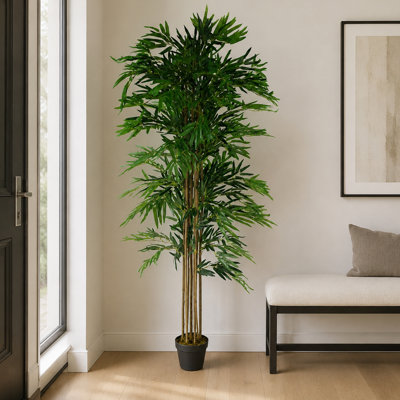 Faux Bamboo Tree in Pot Liner