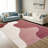 Boho Abstract Blush area rugs for Living Room, Soft and Comfortable, Suitable for all seasons, easy to maintain, machine washable Indoor floor mat, Under Table Farmhouse suitable for Bedroom, Dining Room, Study,  Balcony, Home Decor Patio-1833086972