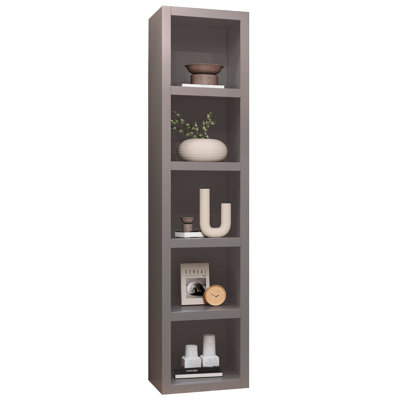 91-in Tall Wooden Bookcase Shelf