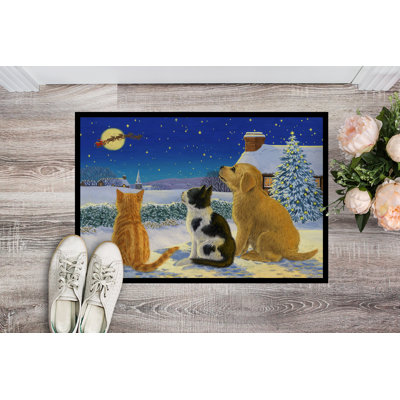 Pankey Non-Slip Christmas Outdoor Doormat
