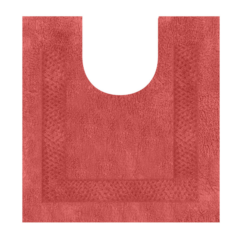 Tapis doux en coton Classy, Corail