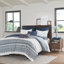 Cotton Duvet Cover Set with Chenille Tufting & Matching Shams-112883105