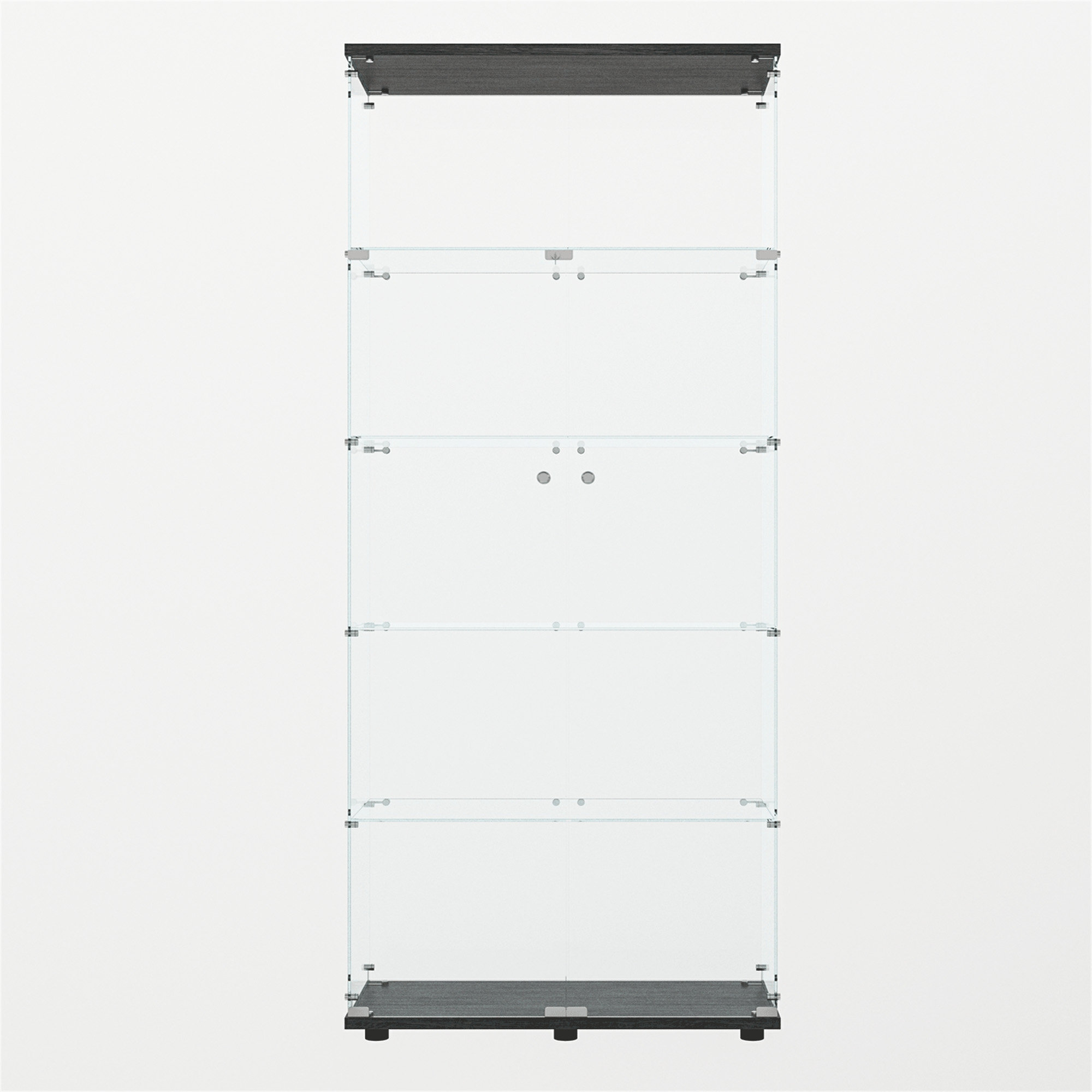 Bronx Display Unit Ivy Bronx Tempered Glass Display Cabinet - Wayfair Canada