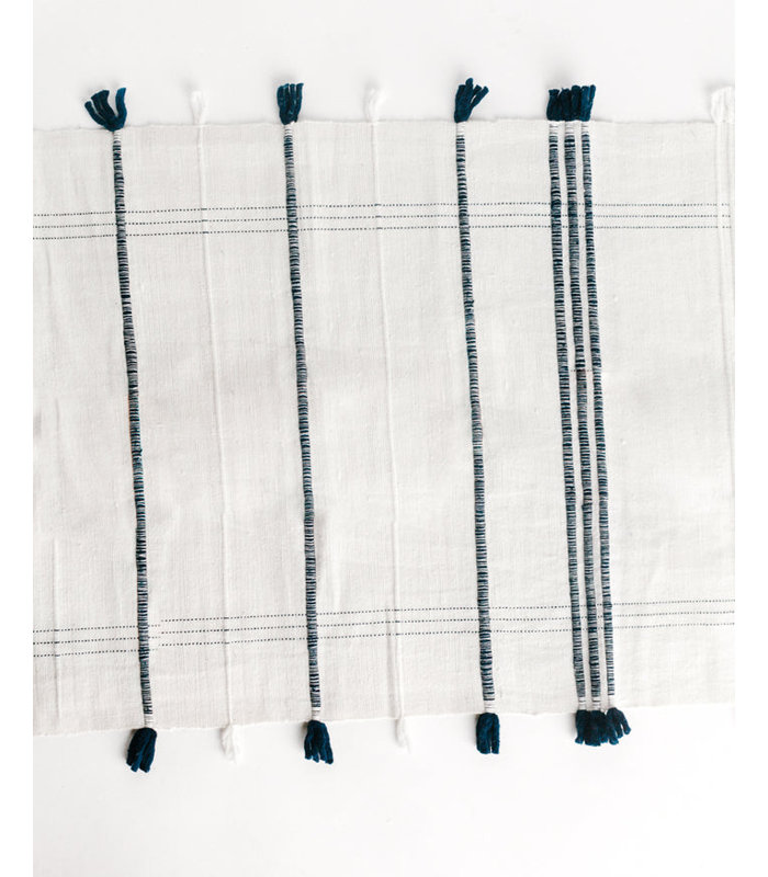 Chemin de table Ribbons, Bleu