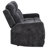 Kennett Chenille Upholstered Power Reclining Sofa Dark Grey-122505235