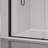 Matte Black Finish Sliding Shower Door, 56-60 inch Length, 72 inch Height, Sturdy and Water-Resistant, Easy to Install and Maintain-118034459