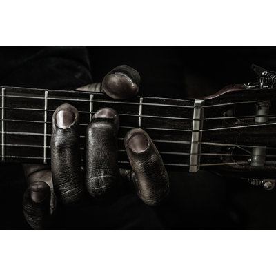Fingers of blues 1 Piece Wrapped Canvas Wall Art