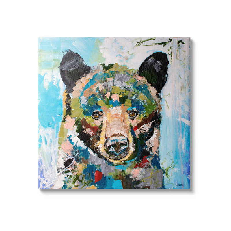 Abstrait art chaotique sur toile, par Jen Seeley, H 24 po x l 24 po x P 1,5 po