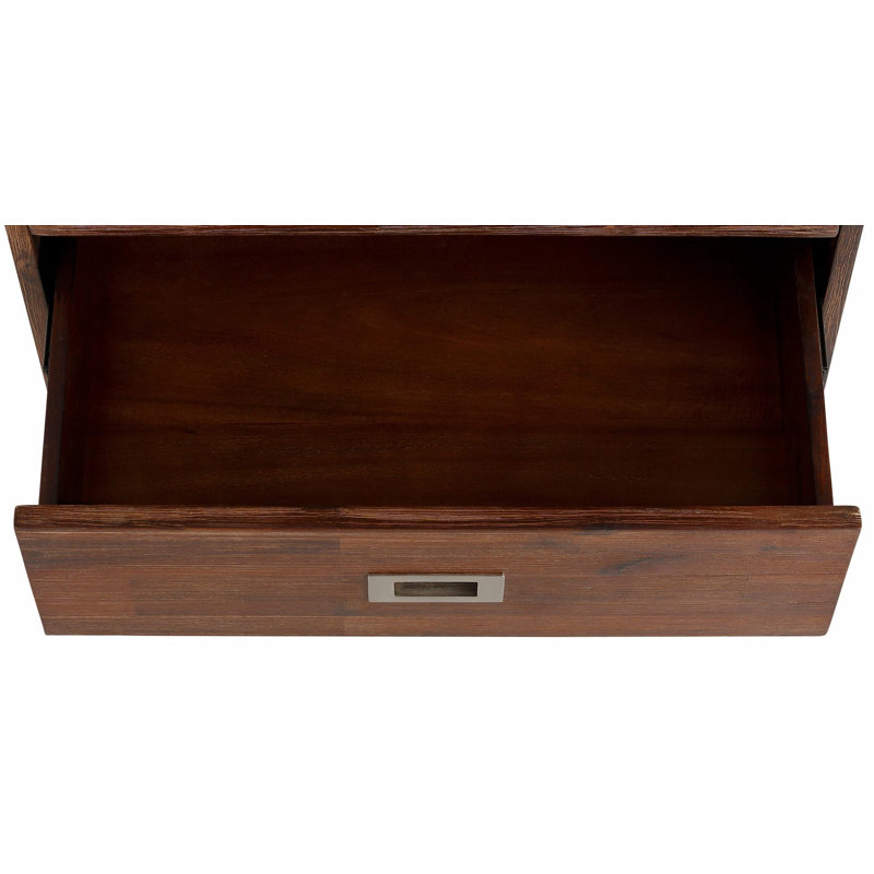 London 140cm H x 55cm W Solid Wood Standard Bookcase