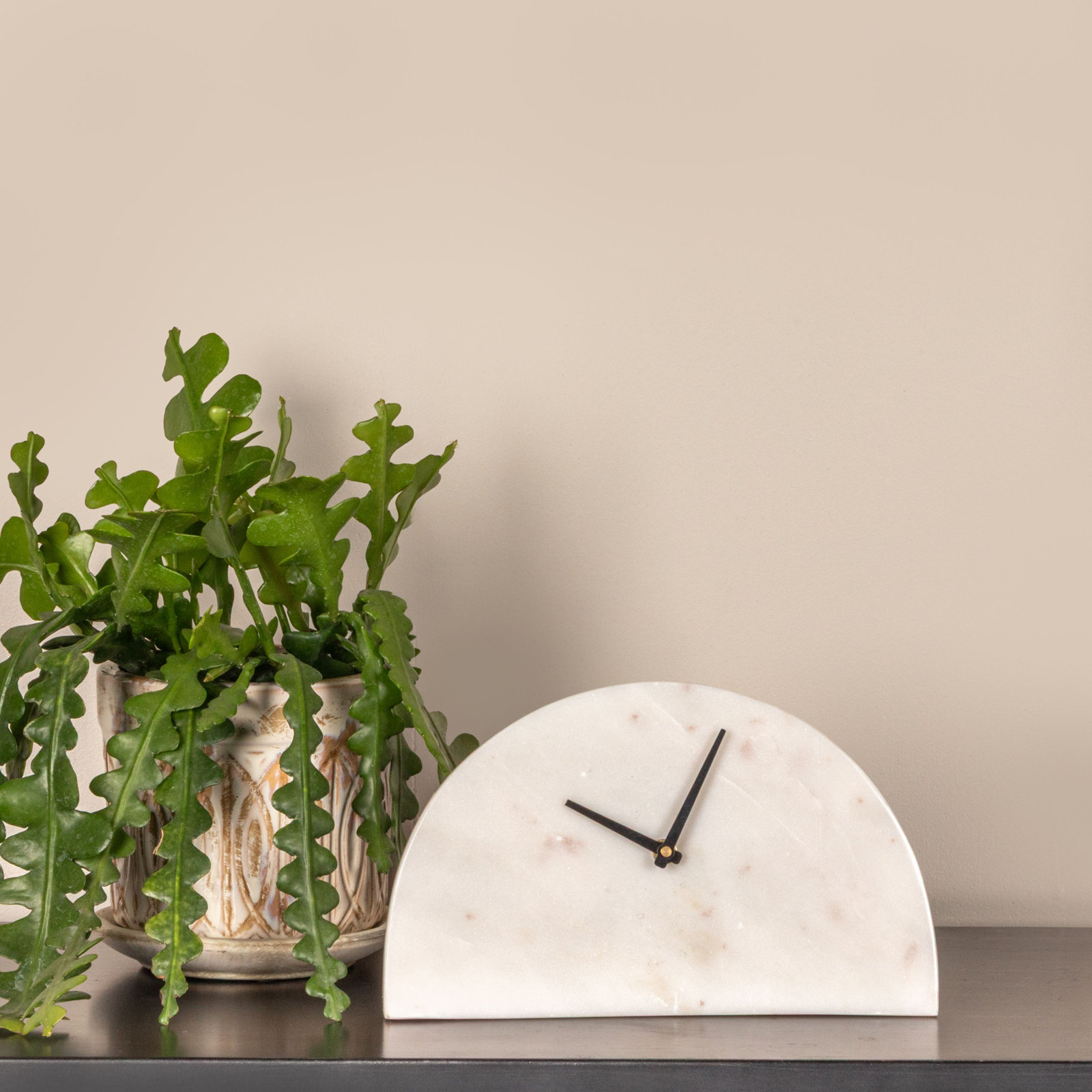 Maurelle Mantel Clock, White