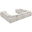 Canapé modulaire réversible en velours Cozy-988167172