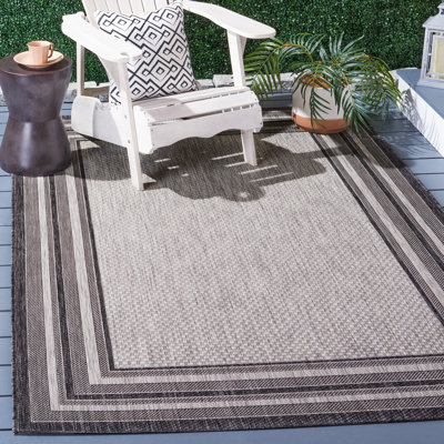 Hance Performance Solid Colour Indoor/Outdoor Area Rug