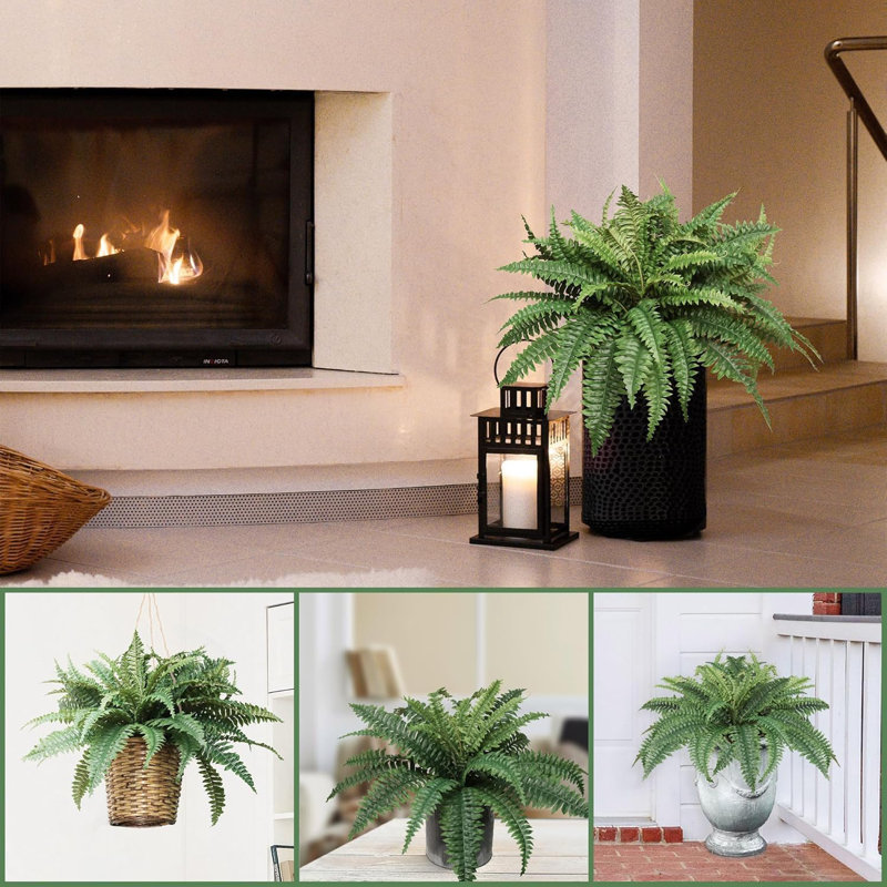 Plante artificielle Boston Fern - 34 po de diamètre avec 30 frondes