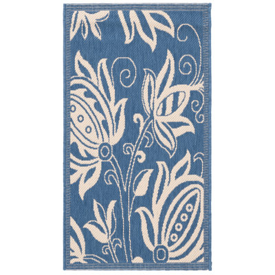 Clansy Performance Floral Indoor/Outdoor Area Rug