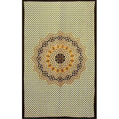 Tapisserie géométrique à cercle de coton mandala