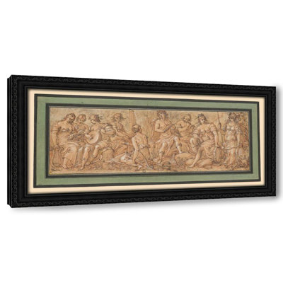 Frieze with Apollo, Minerva and Muses (1645)