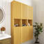Armoire murale de salle de bain l 41 po x H 59 po, armoire de rangement étroite avec porte et tablettes