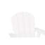 Méridienne d'extérieur en blanc, conception classique, fabrication de hanches et d'acier inoxydable, plateau central pour petits objets, siège blanc avec style, matériau, 304 accessoires, cour arrière
