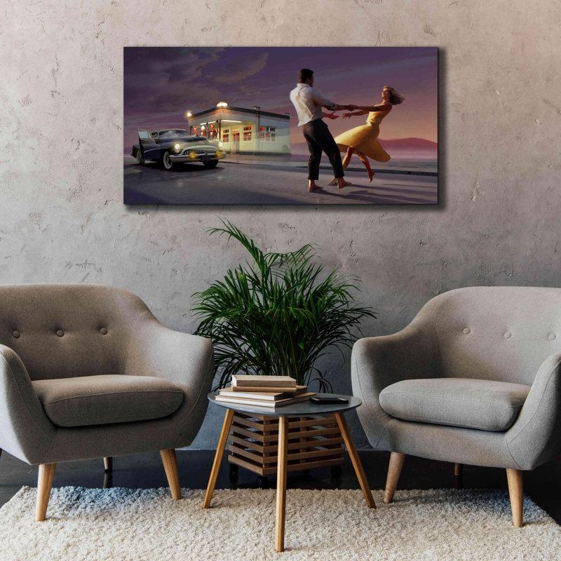 «Night Dance» par Chris Consani, estampe numérique sur toile, H 30 po x l 60 po x P 1,5 po