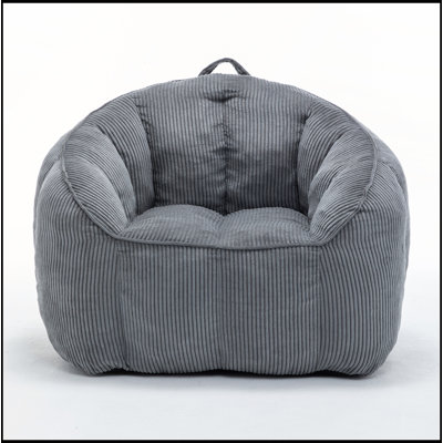 Giant Bean Bag Chair Sofa with Armrests for Relaxation and Multiple Room Use