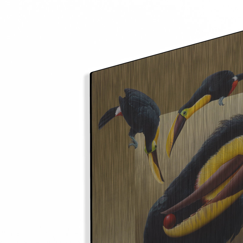 Luxe Toucans «Chestnut-Mandibled Toucans» par Har, H 24 po x l 16 po