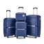 Ensembles de valises 4 pièces (14/20/24/28) Valise extensible légère et durable en PP