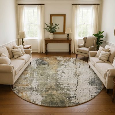 Premium Machine Washable Baford AMF1649 Abstract Rug