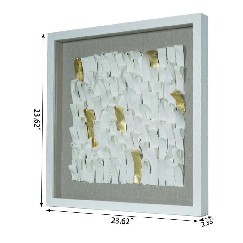 Handmade Glam Abstract Wall Decor