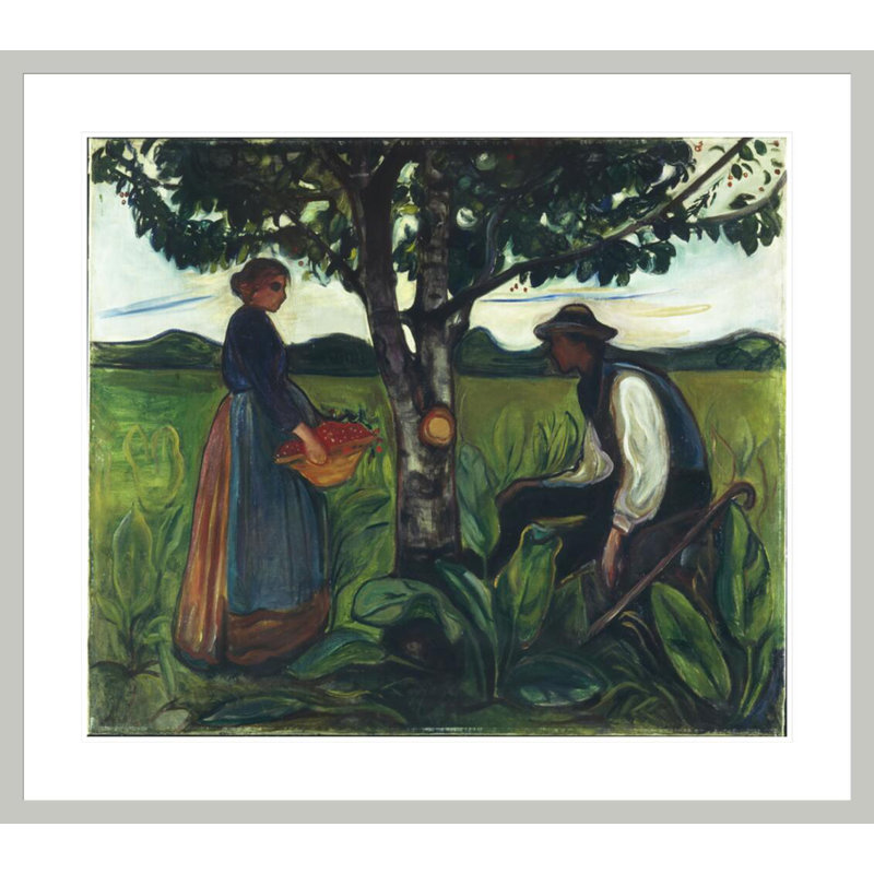 «Fertility» par Edvard Munch - impression giclée sur cadre, 33.5" H x 37.87" W