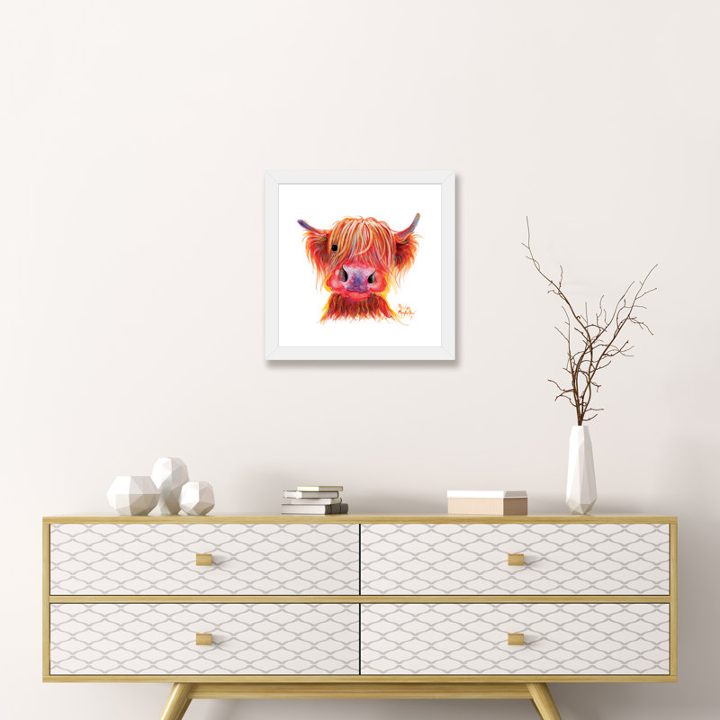 Chilli Chops par Shirley Macarthur - reproduction d'art, Papier encadré blanc, H 16 po x l 16 po x p 1 po, Blanc