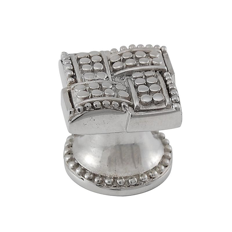 Medici Novelty Knob, Polished Nickel, 0.88" H x 0.88" W x 0.88" D