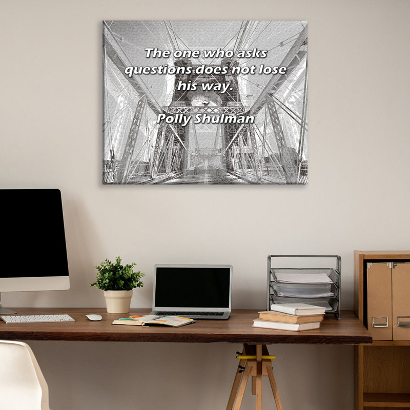 Toile tendue Astoria Grand Gallery par Long Litt Woon: «Le chagrin broie lentement; il dévore tout le temps