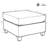 Vegan Leather Ottoman with Storage Function for Sectional Couch-2105623891