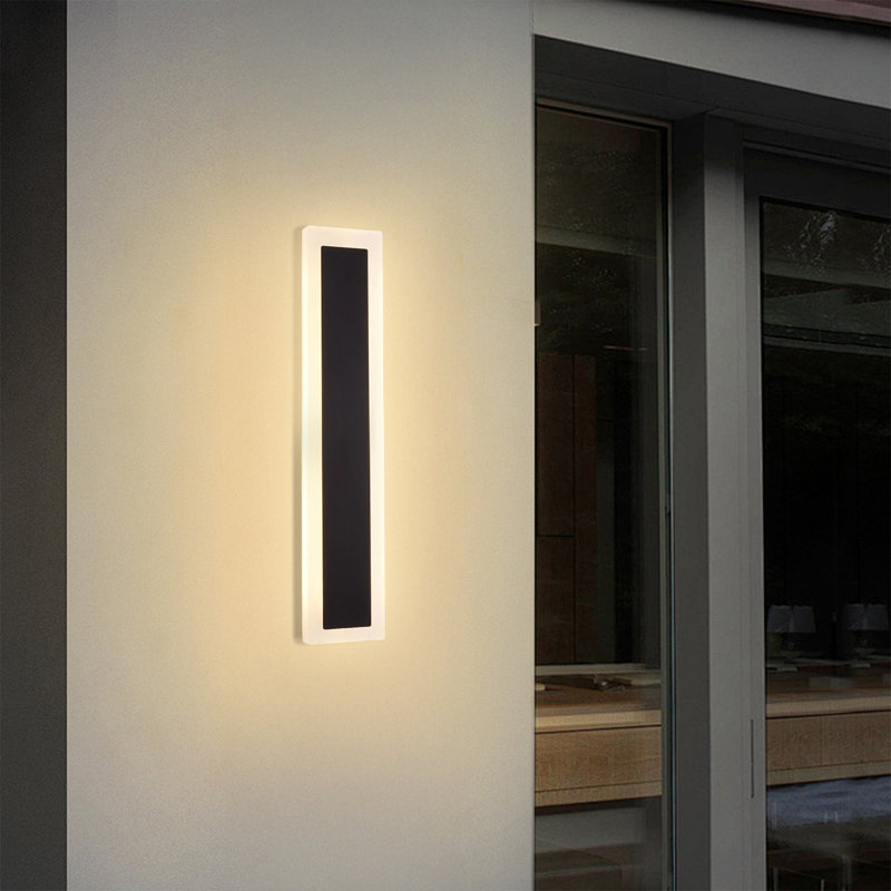 Iron LED Wallchiere, 4.5cm H x 30cm W x 8cm D