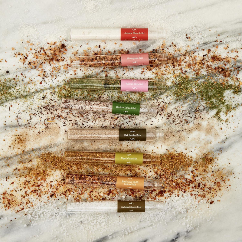 Ensemble de 8 tubes de finition minérale 8 pi H Salts Afrique Gourmet