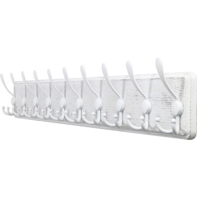 Saterfiel Wall 10 - Hook Wall Mounted Coat Rack